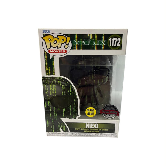 Funko pop MATRIX Neo glows in the dark Special Edition