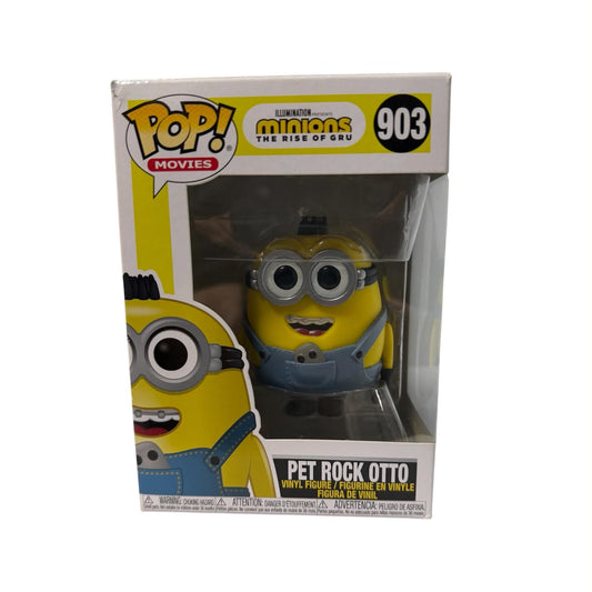 Funko pop minions the rise of gru pet rock otto