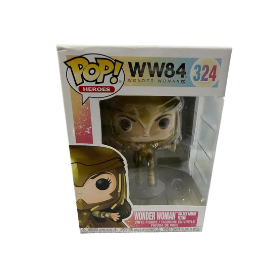 Funko pop WW84 Wonder Woman Golden Armor Flying