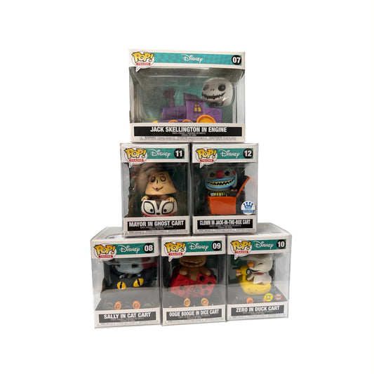 Funko pop Disney nightmare before christmas train set with glows in the dark duck & funko exclusive jack in the box